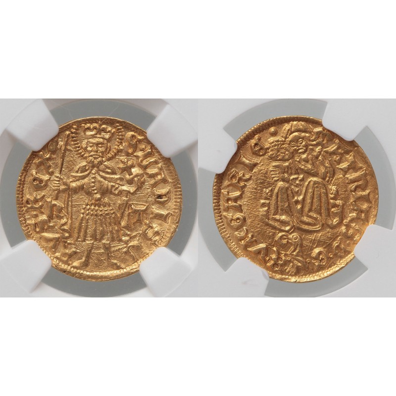 I. Mátyás aranyforint 1458-90 NGC MS63