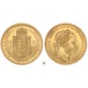Ferenc József 20 frank 8 forint 1879 KB