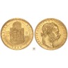 Ferenc József 20 frank 8 forint 1880 KB