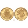 Ferenc József 20 frank 8 forint 1881 KB