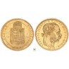 Ferenc József 20 frank 8 forint 1884 KB