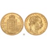 Ferenc József 20 frank 8 forint 1885 KB