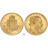 Ferenc József 20 frank 8 forint 1888 KB