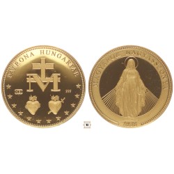 Szűz Mária arany emlékérem