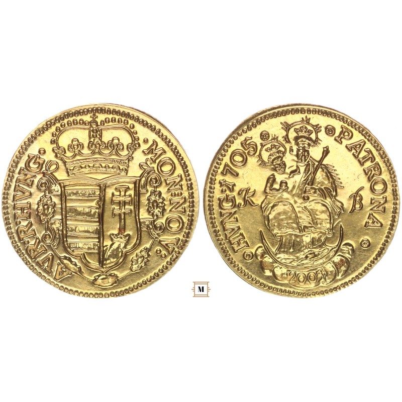 II. Rákóczi Ferenc dukát 1705 KB (2005)
