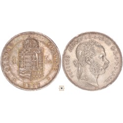 Ferenc József 1 forint 1879 KB