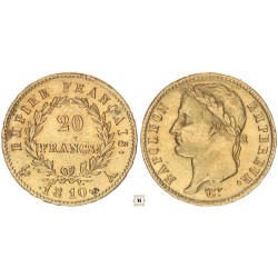I. Napóleon 20 frank 1810 A