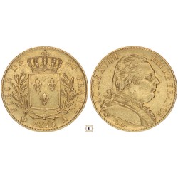 XVIII. Lajos 20 frank 1815 A
