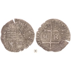 V. László 1453-1457 denár K-R ÉH512
