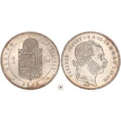 Ferenc József 1 forint 1878 KB