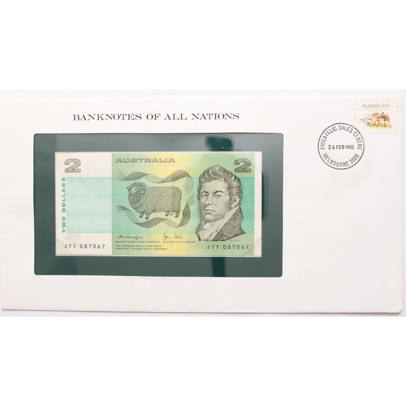 Nemzetek Bankjegyei - Ausztrália 2 dollár 1979 Nemzetek Bankjegyei - Ausztrália 2 dollár 1979