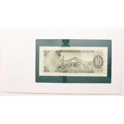 Nemzetek Bankjegyei - Bolívia 10 pesos 1962