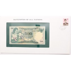Nemzetek Bankjegyei - Indonézia 500 rupia 1977