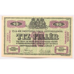 Hadifogolytábor - Ostffyasszonyfa 10 fillér 1916