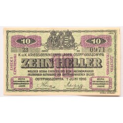 Hadifogolytábor - Ostffyasszonyfa 10 fillér 1916
