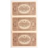 10 korona 1920 3db sorszámkövető