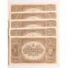 10 korona 1920 5db sorszámkövető