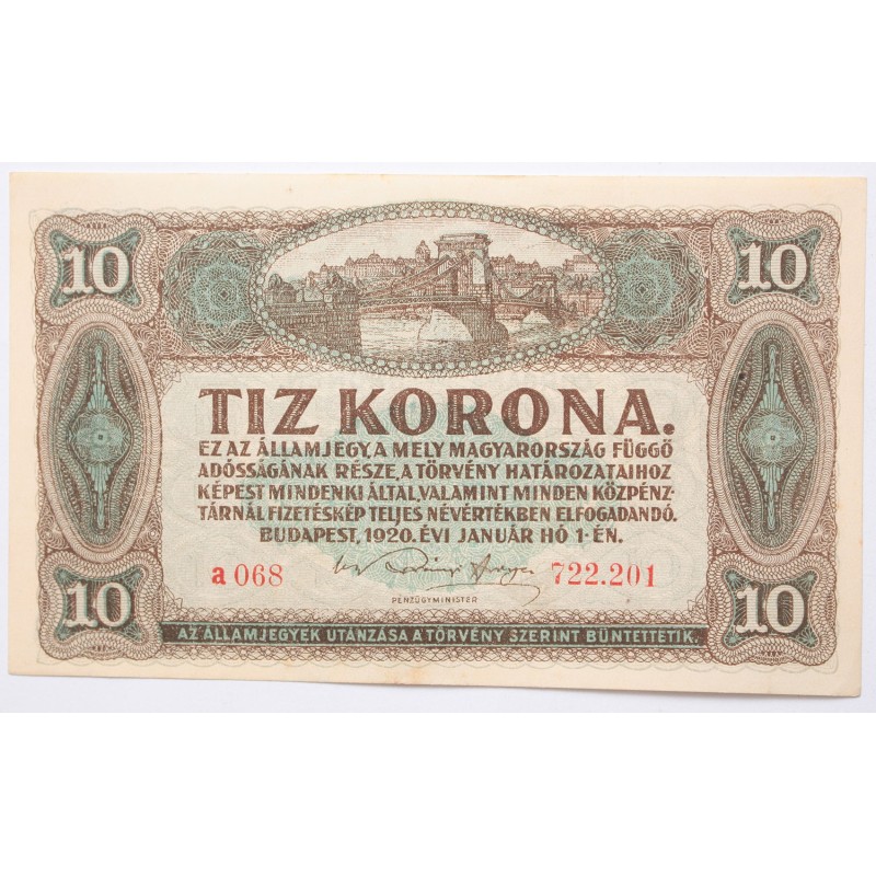 10 korona 1920 10 korona 1920