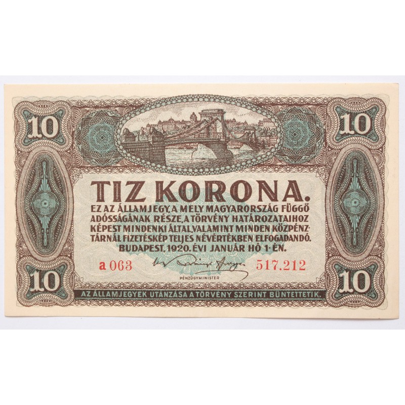 10 korona 1920 10 korona 1920