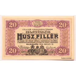Hadifogolytábor Hajmáskér 20 fillér 1916