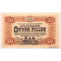 Hadifogolytábor Hajmáskér 50 fillér 1916
