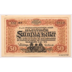 Hadifogolytábor Hajmáskér 50 fillér 1916