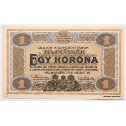 Hadifogolytábor Hajmáskér 1 korona 1916