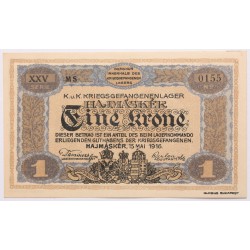 Hadifogolytábor Hajmáskér 1 korona 1916