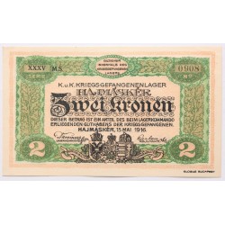 Hadifogolytábor Hajmáskér 2 korona 1916