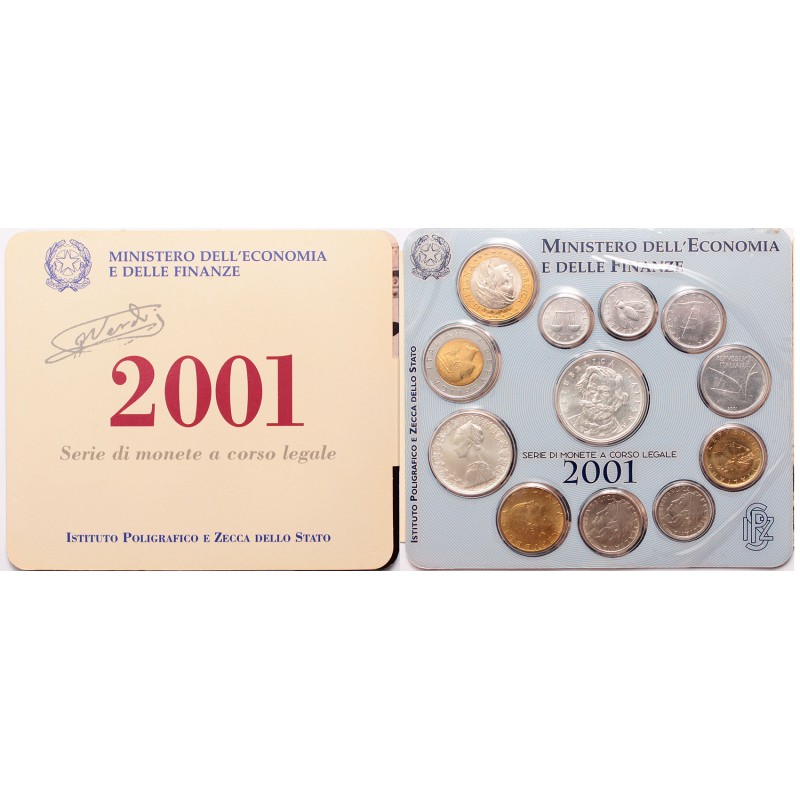 Olaszország forgalmi sor 2001 Olaszország forgalmi sor 2001