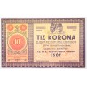 Hadifogolytábor Csót 10 korona 1916 sor és sorozatszám nélkül