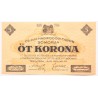 Hadifogolytábor Somorja 5 korona 1916