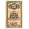 Hadifogolytábor Sopronnyék 20 fillér 1916 arab sorozatszám