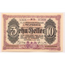 Hadifogolytábor Nezsider 10 fillér 1916