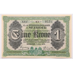 Hadifogolytábor Nezsider 1 korona 1916