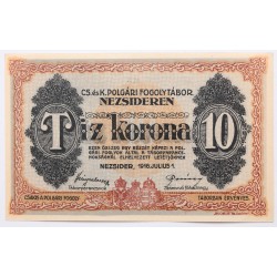 Hadifogolytábor Nezsider 10 korona 1916