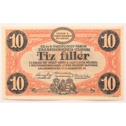 Hadifogolytábor Zalaegerszeg 10 fillér 1916