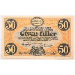 Hadifogolytábor Zalaegerszeg 50 fillér 1916