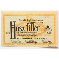 Hadifogolytábor Nagymegyer 20 fillér 1916
