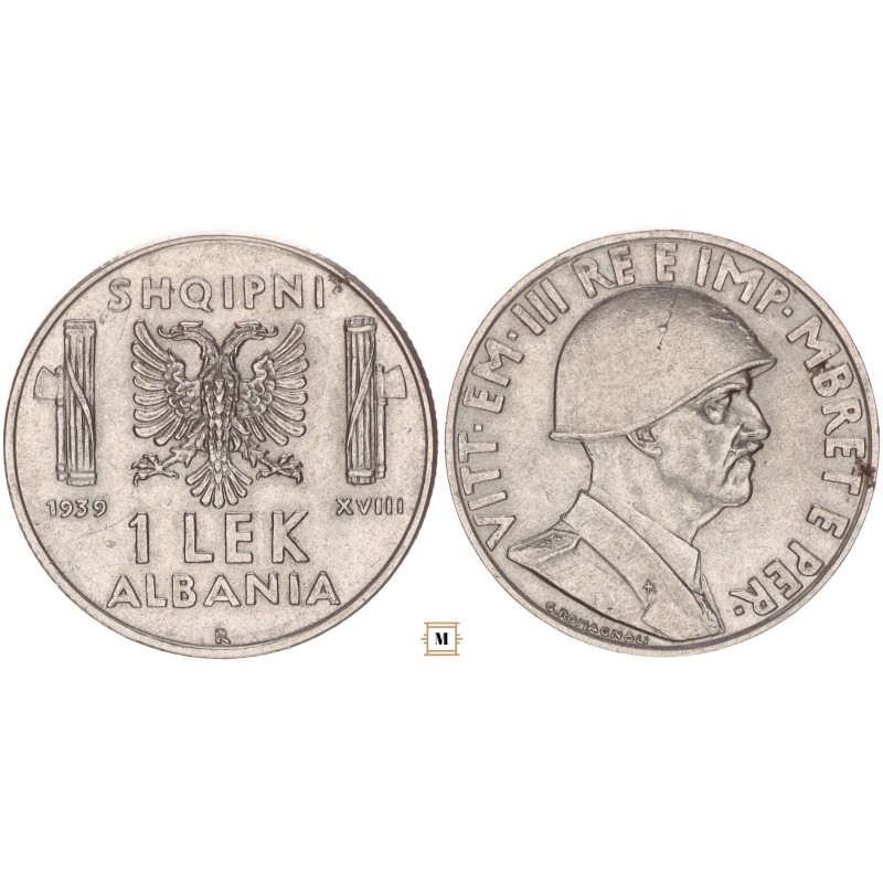 Albánia 1 Lek 1939 R Albánia 1 Lek 1939 R