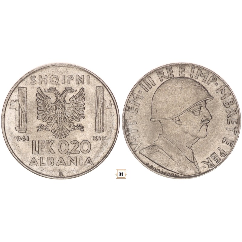 Albánia 0.20 Lek 1941 R Albánia 0.20 Lek 1941 R