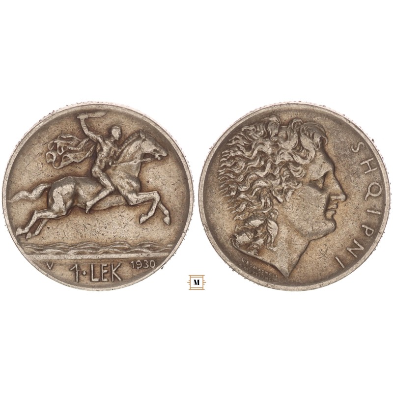 Albánia 1 lek 1930 V Albánia 1 lek 1930 V