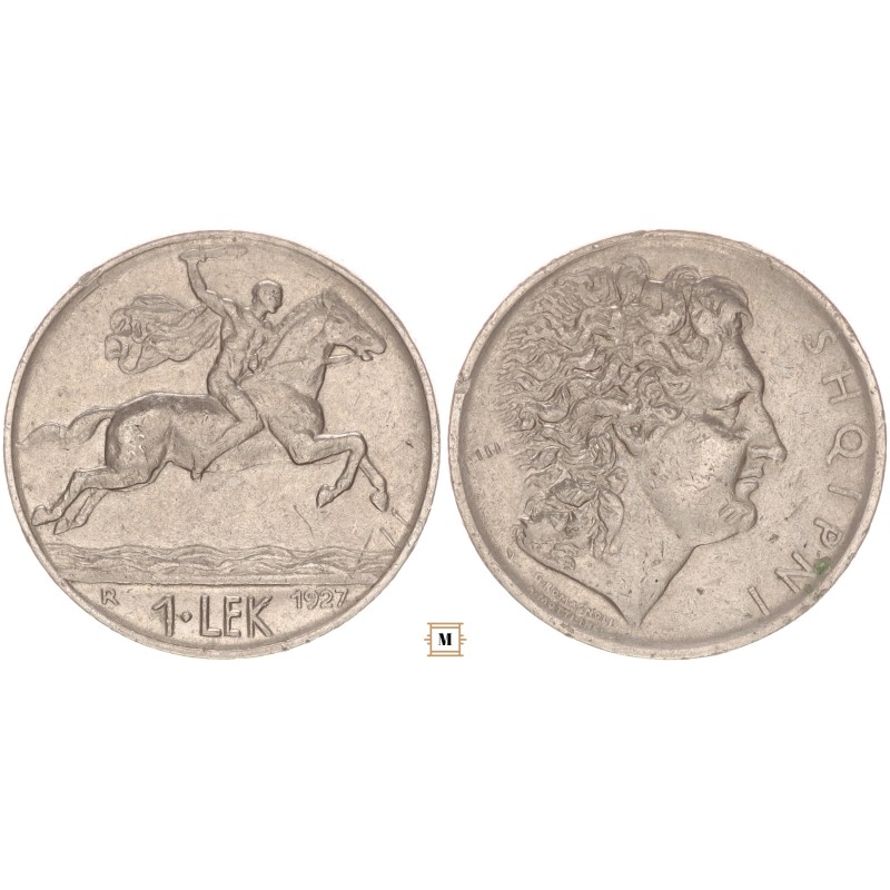 Albánia 1 Lek 1927 R Albánia 1 Lek 1927 R
