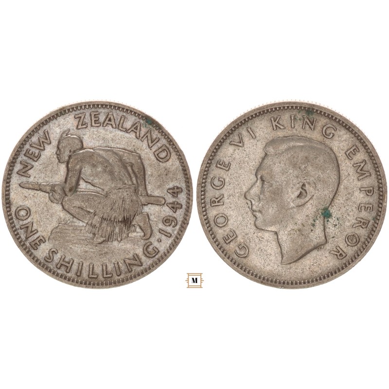 Új-Zéland 1 shilling 1944 Új-Zéland 1 shilling 1944