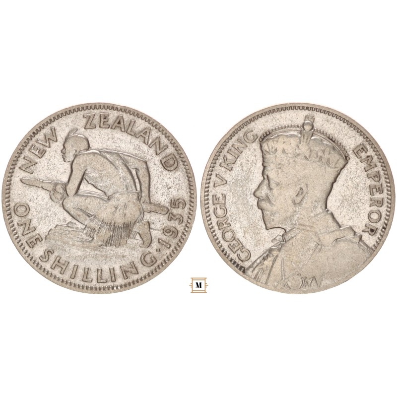 Új-Zéland 1 shilling 1934 Új-Zéland 1 shilling 1934