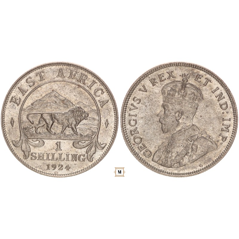 Brit Kelet-Afrika 1 shilling 1924 Brit Kelet-Afrika 1 shilling 1924