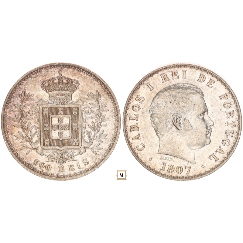 Portugália 500 reis 1907 Portugália 500 reis 1907