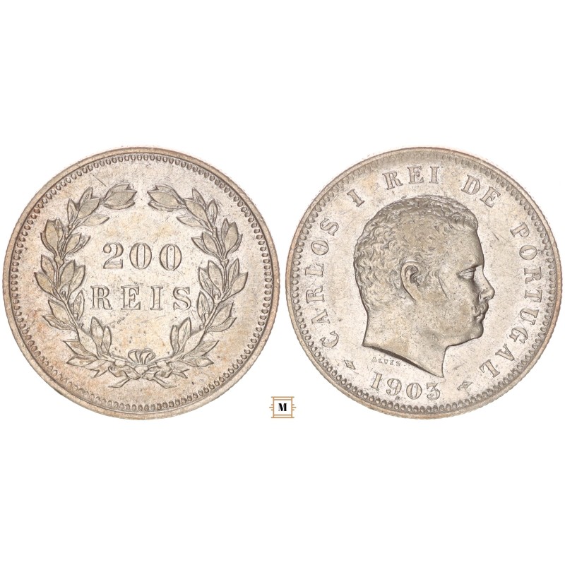Portugália 200 reis 1903 Portugália 200 reis 1903