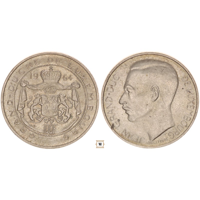 Luxemburg 100 francs 1964 Luxemburg 100 francs 1964
