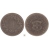 Svájc 5 rappen 1850 BB Strasbourg